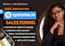 create systeme io sales funnel, systeme io landing page, systeme io website